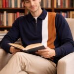 Poly-Cotton Polo T-Shirt for Men - Multy Blue Winter Collection