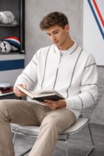 Premium Poly Cotton Shirt for Men – Summer Collection - Off-White