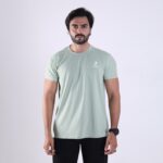 Premium Breathable - Gym T-Shirt For Men's - Aqua - Image 3