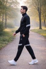 Essential Black Tracksuit – Lightweight & Durable - Black - Image 2