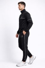 Essential Black Tracksuit – Lightweight & Durable - Black - Image 2